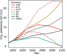 The global climate of the 21st century