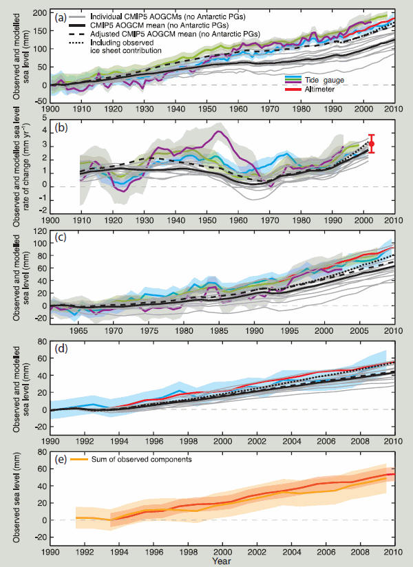 Observed sea level