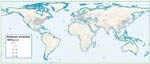 Repartición mundial de las grandes fuentes de CO2