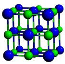 NaCl crystal lattice structure