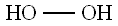 Hydrogen peroxide structural formula