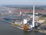 De Esbjerg krachtcentrale, een CO2 opvang site in Denemarken.
                            