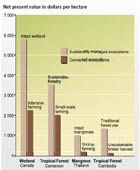 Economic benefits under alternativemanagement practices