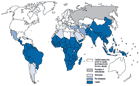 State of malaria control by country