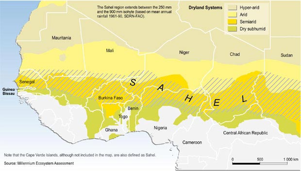 Sécheresses dans la Région du Sahel: Leçons Tirées et Lacunes dans les Connaissances