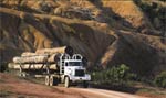 Camion transportant du bois Source: Évaluation des écosystèmes pour le Millénaire