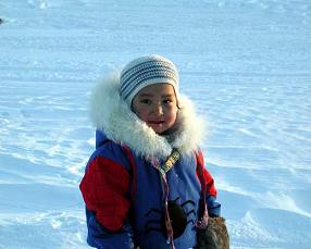 Little Inuit girl